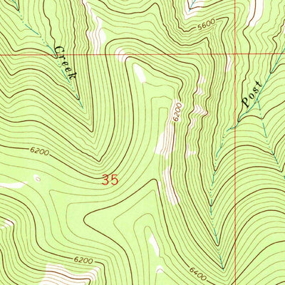 United States Geological Survey Bald Hills, MT (1971, 24000-Scale) digital map