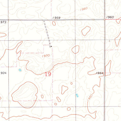 United States Geological Survey Bald Hills, SD (1978, 24000-Scale) digital map