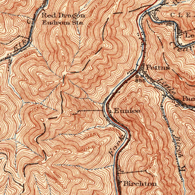 United States Geological Survey Bald King, WV (1931, 62500-Scale) digital map