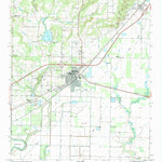 United States Geological Survey Bald Knob, AR (1994, 24000-Scale) digital map