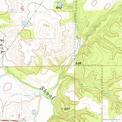United States Geological Survey Bald Knob, IL (1974, 24000-Scale) digital map