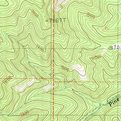 United States Geological Survey Bald Knob, MT (1987, 24000-Scale) digital map