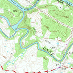 United States Geological Survey Bald Knob, TN (1956, 24000-Scale) digital map