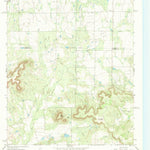 United States Geological Survey Bald Knob, TX (1967, 24000-Scale) digital map