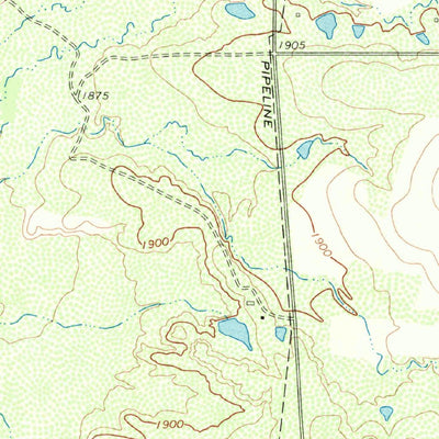 United States Geological Survey Bald Knob, TX (1967, 24000-Scale) digital map