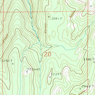 United States Geological Survey Bald Knob, WA (1989, 24000-Scale) digital map