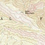 United States Geological Survey Bald Mountain, CA (1964, 24000-Scale) digital map