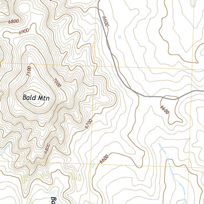 United States Geological Survey Bald Mountain, CO (2022, 24000-Scale) digital map