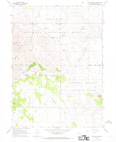 United States Geological Survey Bald Mountain, NV (1966, 24000-Scale) digital map