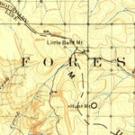 United States Geological Survey Bald Mountain, WY (1901, 125000-Scale) digital map