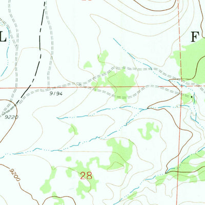 United States Geological Survey Bald Mountain, WY (1960, 24000-Scale) digital map