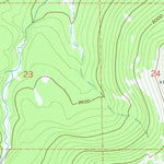 United States Geological Survey Bald Mountain, WY (1960, 24000-Scale) digital map