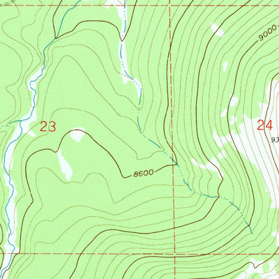 United States Geological Survey Bald Mountain, WY (1960, 24000-Scale) digital map
