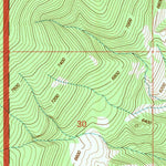 United States Geological Survey Bald Peak, WY (1991, 24000-Scale) digital map
