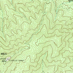 United States Geological Survey Bald River Falls, TN-NC (1957, 24000-Scale) digital map