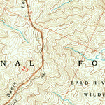 United States Geological Survey Bald River Falls, TN-NC (2003, 24000-Scale) digital map