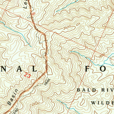 United States Geological Survey Bald River Falls, TN-NC (2003, 24000-Scale) digital map
