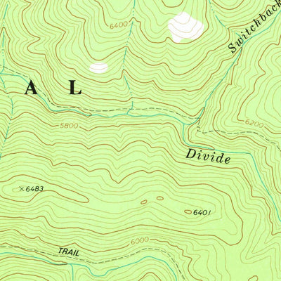 United States Geological Survey Bald Top Mountain, MT (1978, 24000-Scale) digital map