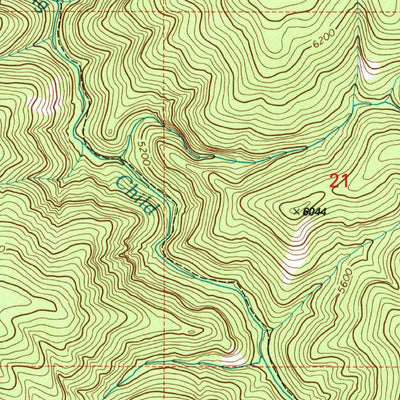 United States Geological Survey Bald Top Mountain, MT (1998, 24000-Scale) digital map