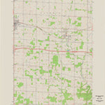 United States Geological Survey Baldwin East, WI (1974, 24000-Scale) digital map
