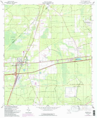 United States Geological Survey Baldwin, FL (1964, 24000-Scale) digital map