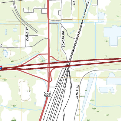 United States Geological Survey Baldwin, FL (2021, 24000-Scale) digital map