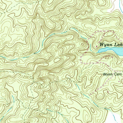 United States Geological Survey Baldwin, GA (1964, 24000-Scale) digital map
