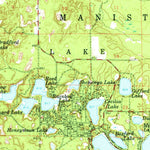 United States Geological Survey Baldwin, MI (1959, 62500-Scale) digital map
