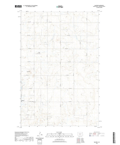 United States Geological Survey Baldwin, ND (2020, 24000-Scale) digital map