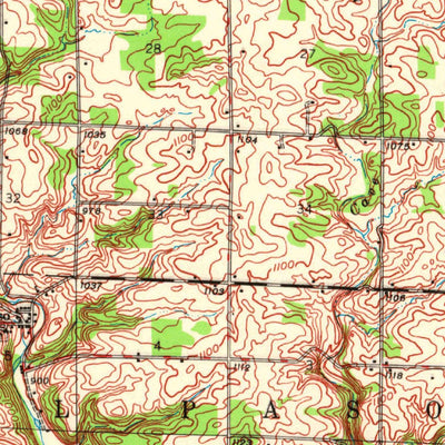 United States Geological Survey Baldwin, WI (1949, 62500-Scale) digital map