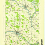 United States Geological Survey Baldwinsville, NY (1943, 31680-Scale) digital map