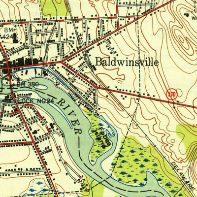 United States Geological Survey Baldwinsville, NY (1948, 24000-Scale) digital map