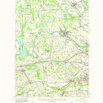 United States Geological Survey Baldwinsville, NY (1957, 62500-Scale) digital map