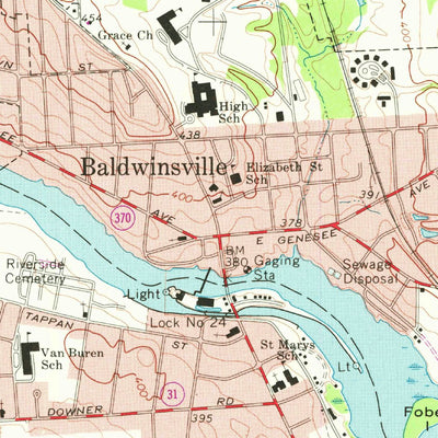 United States Geological Survey Baldwinsville, NY (1973, 24000-Scale) digital map