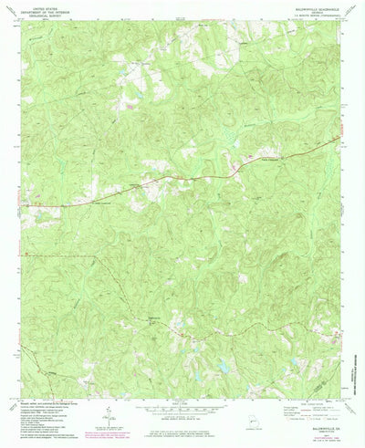 United States Geological Survey Baldwinville, GA (1971, 24000-Scale) digital map