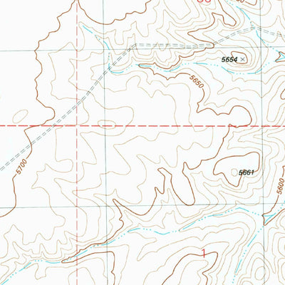United States Geological Survey Baldy Basin, AZ (1981, 24000-Scale) digital map