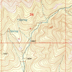 United States Geological Survey Baldy Bill Point, AZ (1997, 24000-Scale) digital map