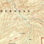 United States Geological Survey Baldy Bill Point, AZ (1997, 24000-Scale) digital map