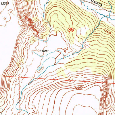 United States Geological Survey Baldy Cinco, CO (2001, 24000-Scale) digital map