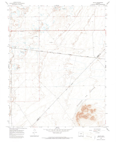 United States Geological Survey Baldy, CO (1965, 24000-Scale) digital map