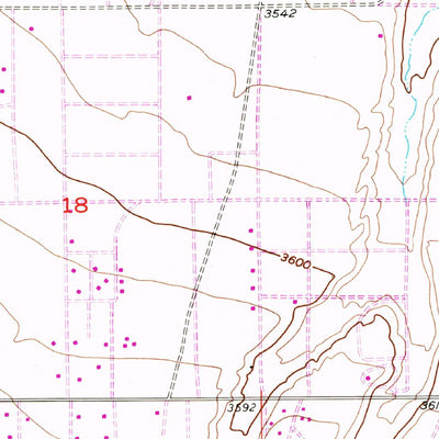 United States Geological Survey Baldy Mesa, CA (1956, 24000-Scale) digital map