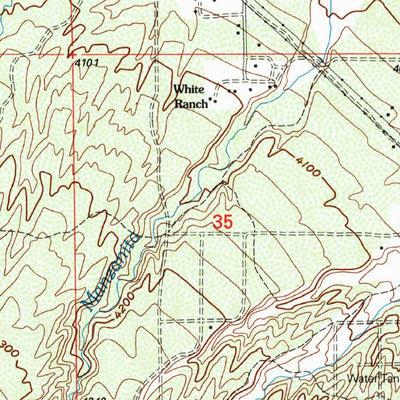 United States Geological Survey Baldy Mesa, CA (1996, 24000-Scale) digital map