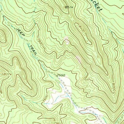 United States Geological Survey Baldy Mountain, CO (1964, 24000-Scale) digital map