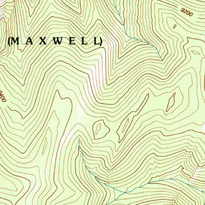 United States Geological Survey Baldy Mountain, NM (1995, 24000-Scale) digital map