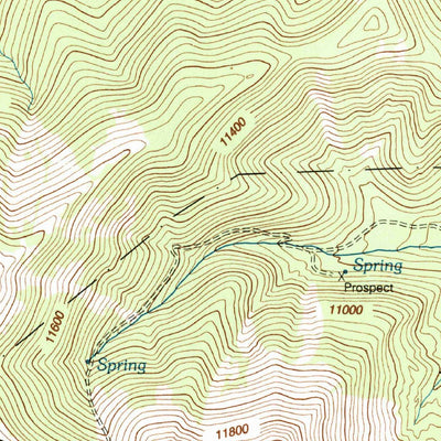 United States Geological Survey Baldy Mountain, NM (1995, 24000-Scale) digital map