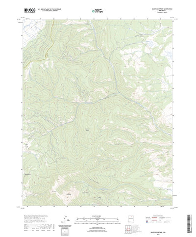 United States Geological Survey Baldy Mountain, NM (2023, 24000-Scale) digital map