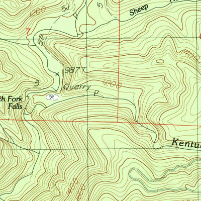 United States Geological Survey Baldy Mountain, OR (1984, 24000-Scale) digital map