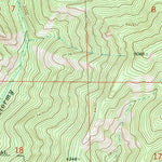 United States Geological Survey Baldy Mountain, WA (1968, 24000-Scale) digital map