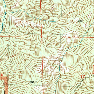 United States Geological Survey Baldy Mountain, WA (2004, 24000-Scale) digital map