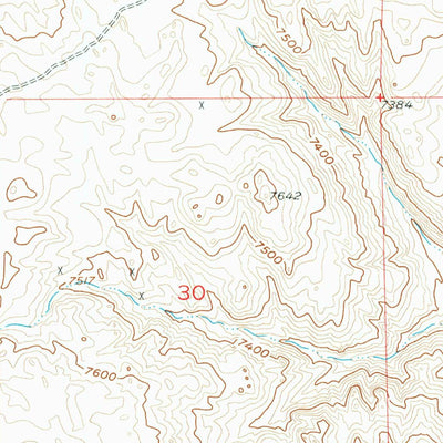 United States Geological Survey Baldy Mountain, WY (1955, 24000-Scale) digital map